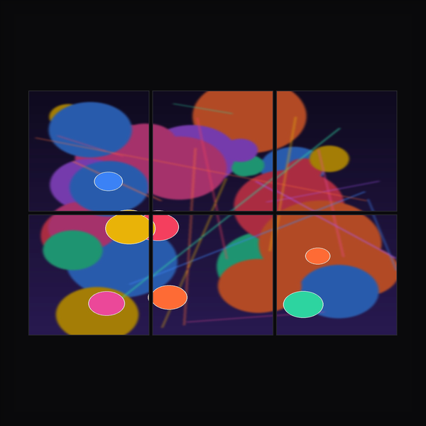 6-Panel Mural (2×3) - Artile