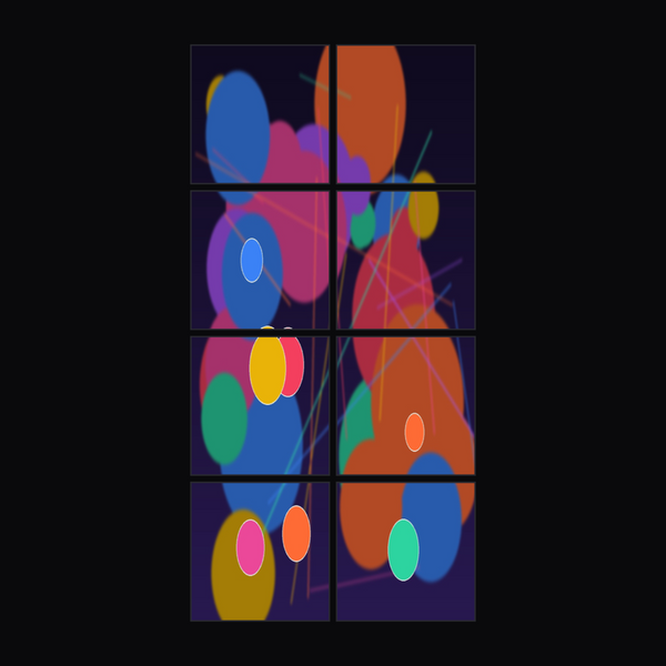 8-Panel Mural (2×4) - Artile