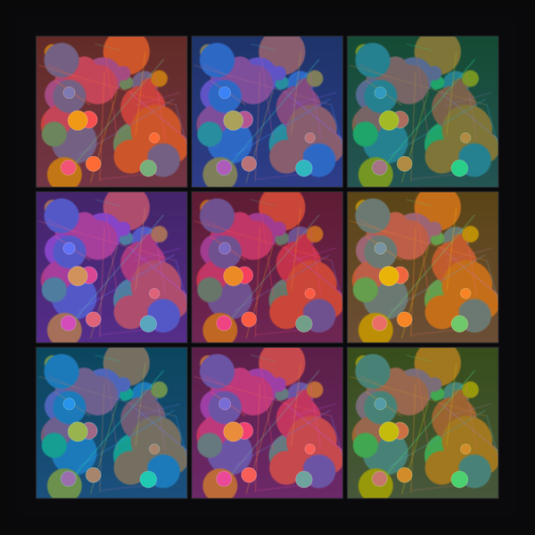 9-Color Grid (3×3) - Artile